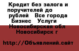 Кредит без залога и поручителей до 300.000 рублей - Все города Бизнес » Услуги   . Новосибирская обл.,Новосибирск г.